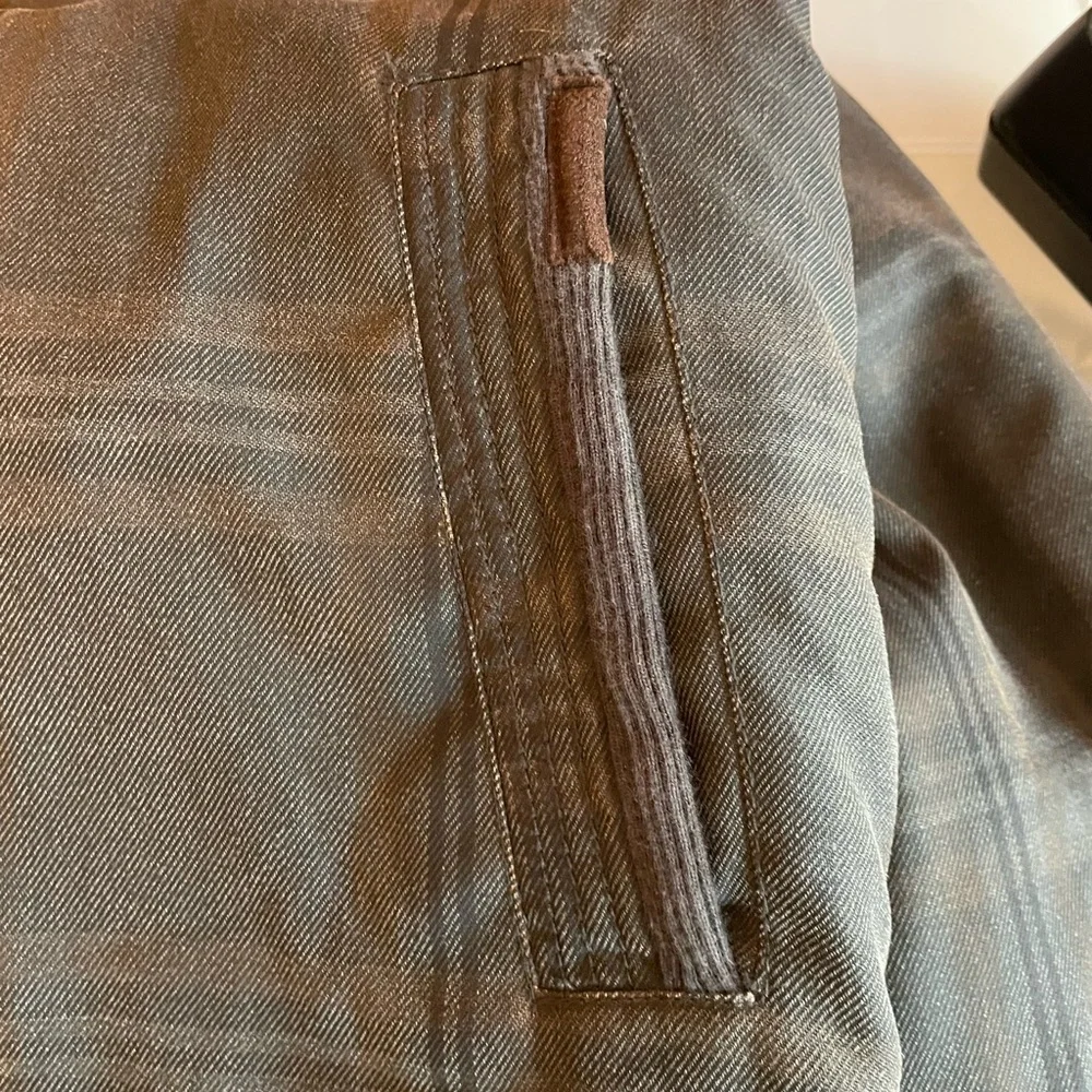 Columbia Men's Brown Plaid Sherpa Lined Utility Field Chore Jacket Size XL - Picture 6 of 8